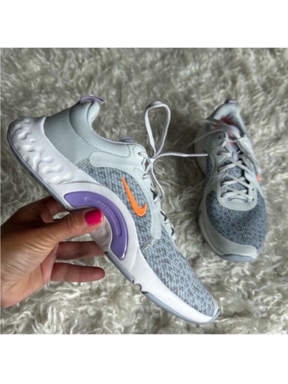 Nike Renew In-Season TR 11 Trainer DA1349 Sz 7 Lilac Leopard Athletic Shoes